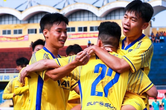 U19 Sông Lam Nghệ An chính thức giành vé vào vòng chung kết Giải U19 Quốc gia 2024
