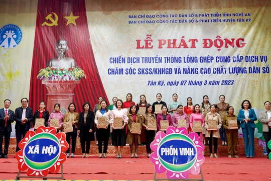 Dấu ấn công tác dân số của Nghệ An năm 2023