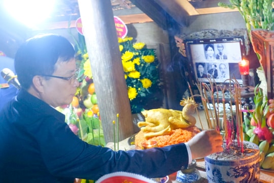 Trang trọng lễ giỗ lần thứ 123 của bà Hoàng Thị Loan - thân mẫu Bác Hồ