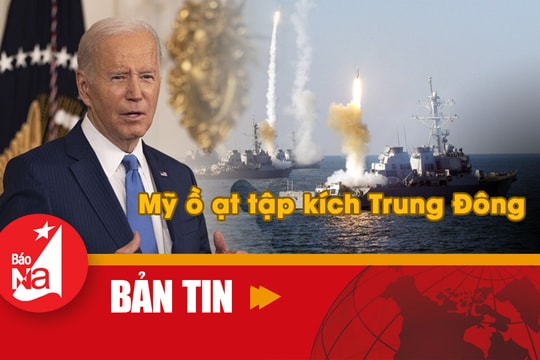 Bản tin quốc tế: Mỹ ồ ạt tập kích ở Trung Đông 