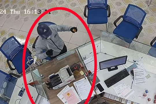 Truy tìm nghi can cướp ngân hàng tại thị xã Cửa Lò