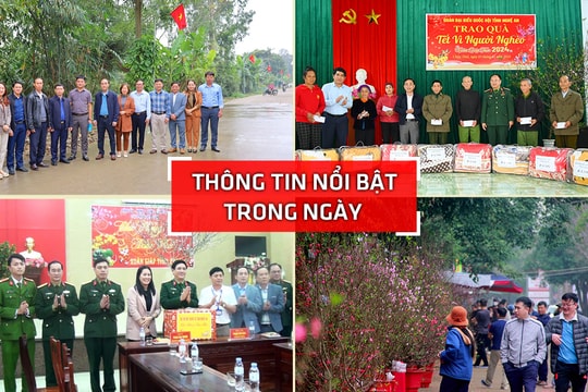 Nghệ An: Thông tin nổi bật ngày 3/2
