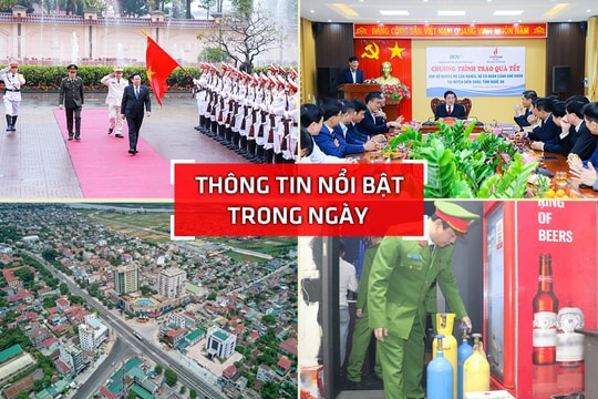 Nghệ An: Thông tin nổi bật ngày 8/2