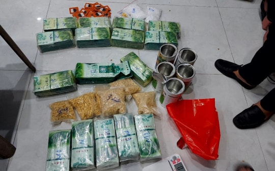 Triệt xóa đường dây ma túy xuyên quốc gia, thu giữ 65 kg ma túy