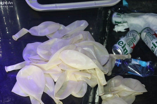 Phát hiện cơ sở kinh doanh bóng cười trái phép tại thành phố Vinh