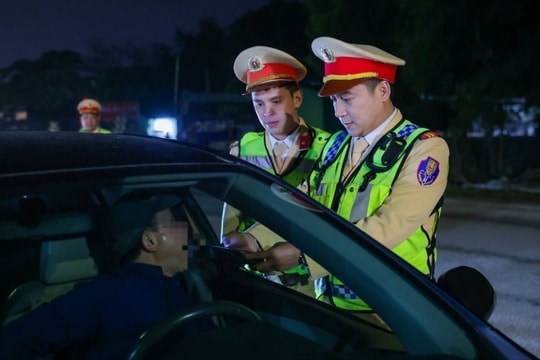 Cảnh sát giao thông Nghệ An xử lý trên 150 trường hợp vi phạm nồng độ cồn trong 2 ngày Tết