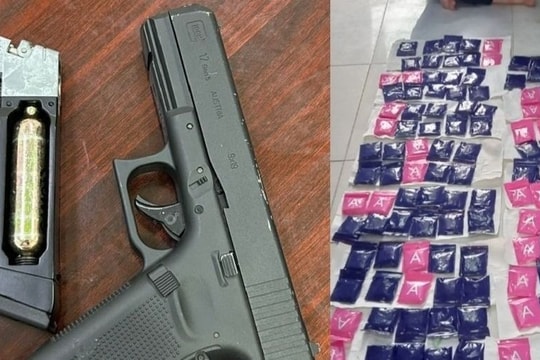 Đôi vợ chồng cầm đầu đường dây buôn ma túy liên tỉnh, luôn thủ sẵn súng