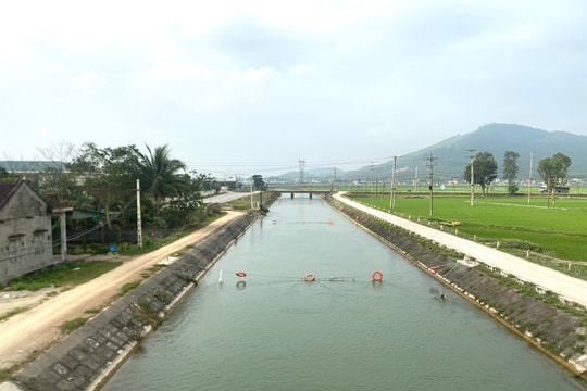 Nỗ lực vận hành, điều tiết đảm bảo nguồn nước tưới lúa vụ xuân ở Nghệ An 