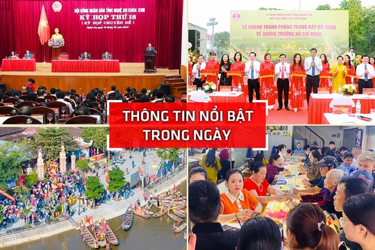 Nghệ An: Thông tin nổi bật ngày 19/2