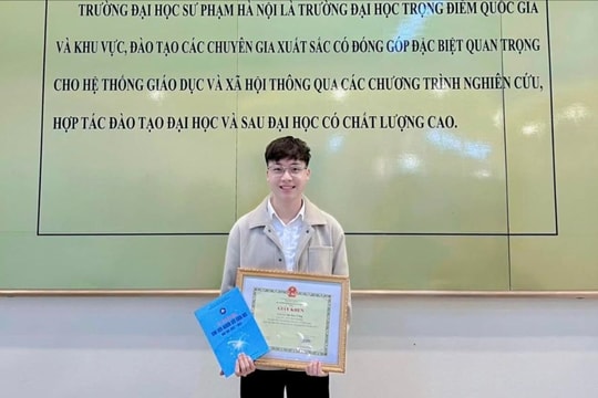Nam sinh Nghệ An xuất sắc tốt nghiệp thủ khoa ngành Sư phạm với GPA 4.0