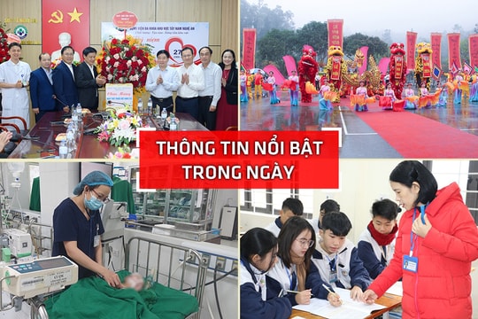 Nghệ An: Thông tin nổi bật ngày 23/2