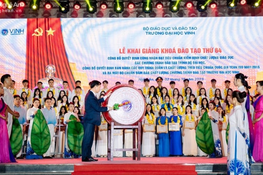 Trường Đại học Vinh được phép tuyển sinh và đào tạo thêm 2 ngành sư phạm mới