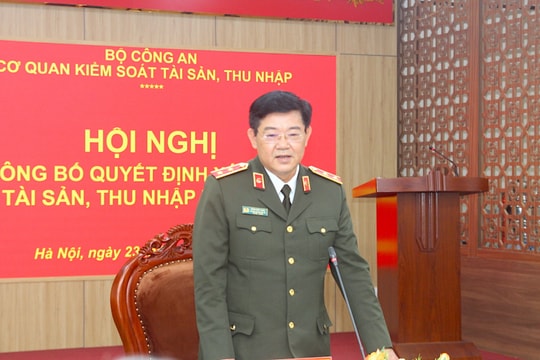 Thanh tra Bộ Công an tiến hành xác minh tài sản, thu nhập 8 đồng chí Trưởng phòng Công an