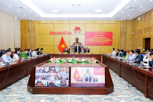 Nghệ An: Thực hiện quyết liệt, triển khai đồng bộ các giải pháp, hoàn thành các nhiệm vụ Đề án 06 trong năm 2024