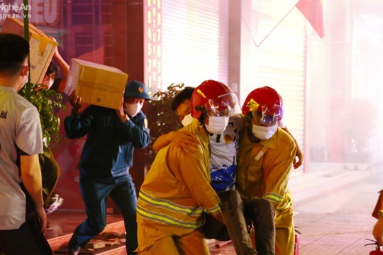 Lực lượng Cảnh sát phòng cháy, chữa cháy và cứu nạn, cứu hộ Nghệ An mưu trí, gan dạ