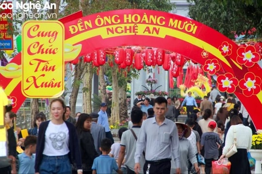 Công an Nghệ An đảm bảo an ninh, an toàn mùa lễ hội đầu Xuân