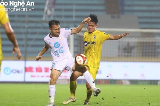 Những cuộc đối đầu quyết định kết quả cặp đấu Sông Lam Nghệ An gặp Thép Xanh Nam Định