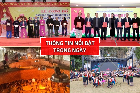 Nghệ An: Thông tin nổi bật ngày 2/3