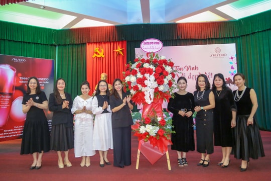 Báo Nghệ An phối hợp với Shiseido Vinh tổ chức kỷ niệm ngày Quốc tế Phụ nữ 8/3