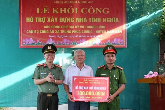 Dấu ấn từ hoạt động an sinh xã hội của Công an Nghệ An