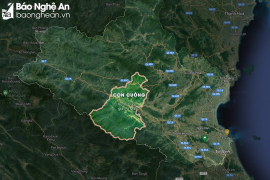 Đến năm 2030, Con Cuông sẽ hình thành 2 đô thị loại IV và loại V 