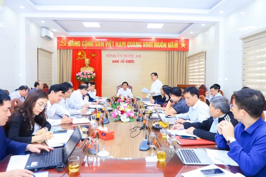 Quy định về chức năng, nhiệm vụ, quyền hạn, tổ chức bộ máy của Ban Tổ chức Tỉnh ủy Nghệ An