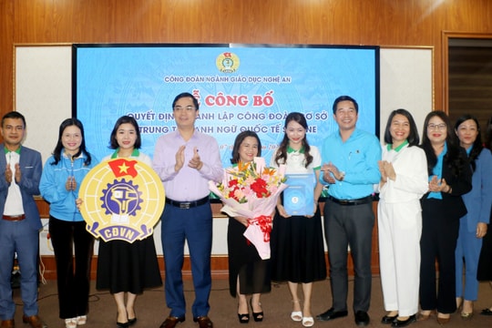 Thành lập công đoàn cơ sở Trung tâm Anh ngữ quốc tế Skyline