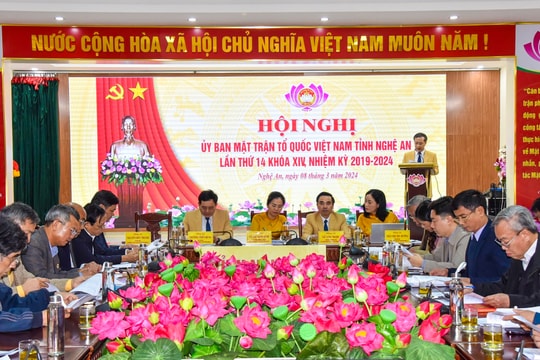 Góp ý dự thảo Báo cáo Chính trị trình Đại hội đại biểu Mặt trận Tổ quốc Việt Nam tỉnh Nghệ An nhiệm kỳ 2024 - 2029