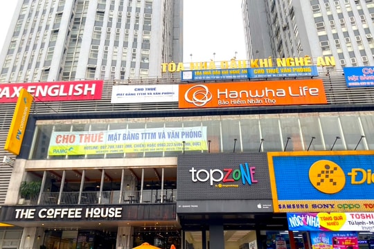 TP Vinh: Nhiều vị trí đắc địa dù hạ giá vẫn không có người thuê