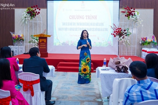 Nữ cán bộ, nhà giáo Nghệ An được chăm sóc sức khỏe, tư vấn tâm lý