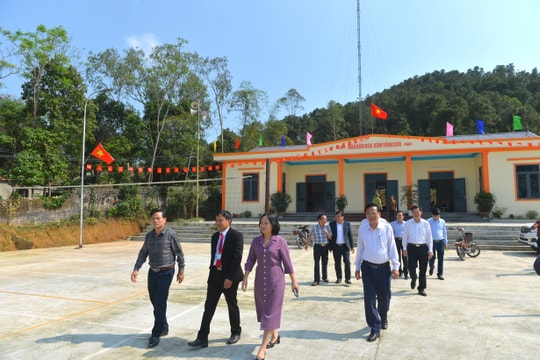 Thẩm định xét công nhận xã Vĩnh Thành, huyện Yên Thành đạt chuẩn nông thôn mới nâng cao