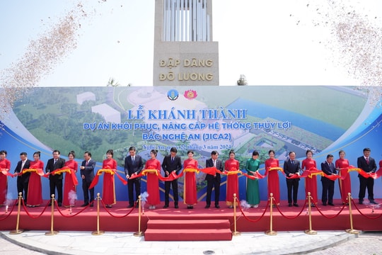 Khánh thành Dự án khôi phục, nâng cấp hệ thống Thủy lợi Bắc Nghệ An (JICA2)