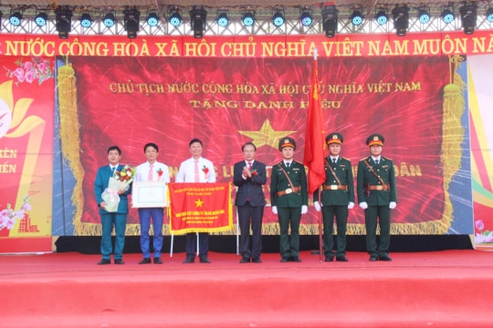 Xã Thanh Tiên đón nhận danh hiệu Anh hùng Lực lượng vũ trang nhân dân và đạt chuẩn nông thôn mới nâng cao