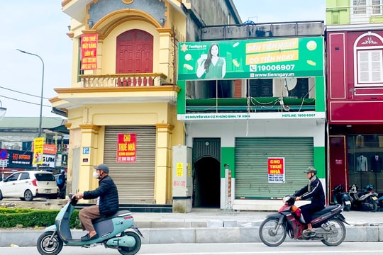 Kinh doanh ế ẩm, tiểu thương tại khu phố sầm uất nhất TP. Vinh ồ ạt trả mặt bằng