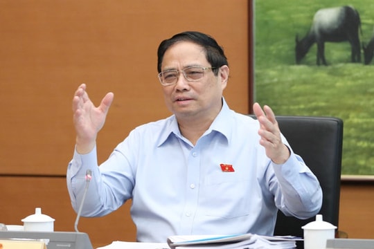 Thủ tướng Phạm Minh Chính: Thay thế cán bộ yếu kém, nhũng nhiễu trong quản lý đầu tư công