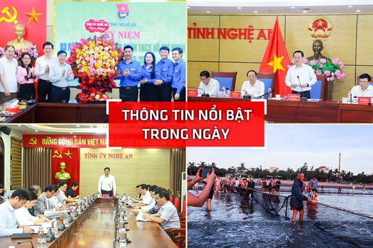 Nghệ An: Thông tin nổi bật ngày 26/3