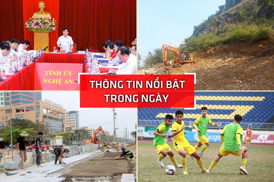 Nghệ An: Thông tin nổi bật ngày 27/3