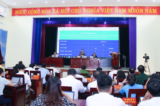 HĐND huyện Thanh Chương thông qua Đề án đề nghị công nhận thị trấn Thanh Chương mở rộng đạt đô thị loại V