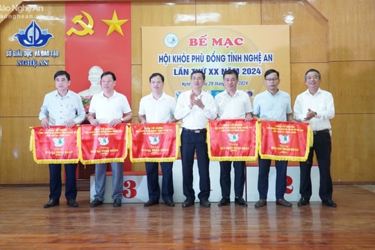 Bế mạc Hội khoẻ Phù Đổng tỉnh Nghệ An năm 2024