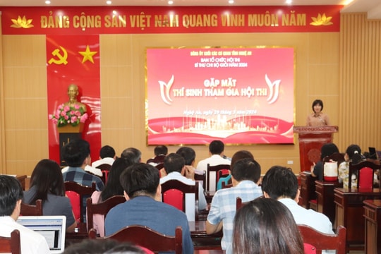52 thí sinh tham gia Hội thi Bí thư chi bộ giỏi của Đảng bộ Khối các cơ quan tỉnh Nghệ An