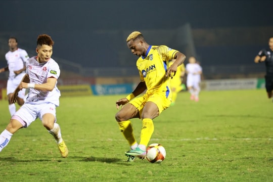 Dư âm trận hòa của Sông Lam Nghệ An trước Hải Phòng