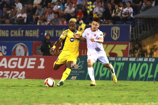Sông Lam Nghệ An chia điểm với Hải Phòng trong trận đấu đầu tiên của lượt về V.League 2023/24