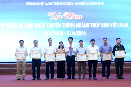 Toạ đàm kỷ niệm 65 năm ngày truyền thống ngành Thủy sản Nghệ An