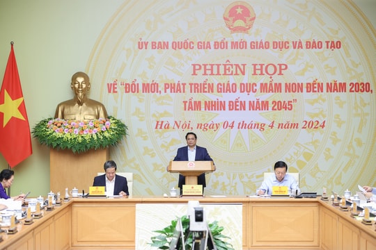 Thủ tướng chủ trì phiên họp Ủy ban Quốc gia đổi mới giáo dục và đào tạo