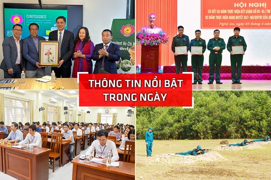 Nghệ An: Thông tin nổi bật ngày 5/4