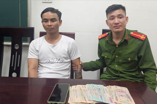 Trộm tiền hàng xóm, chưa kịp tiêu xài đã bị Công an tóm gọn