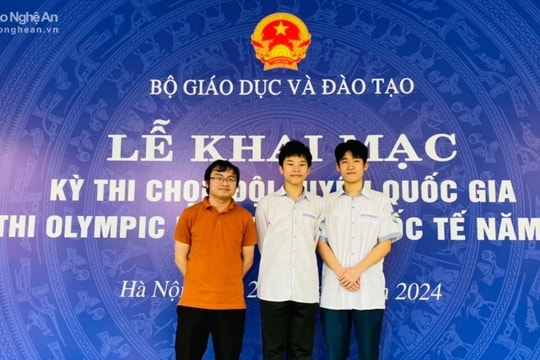 Nam sinh lớp 11 Trường THPT chuyên Phan Bội Châu vào Đội tuyển Quốc gia tham dự Kỳ thi Olympic Vật lý châu Á