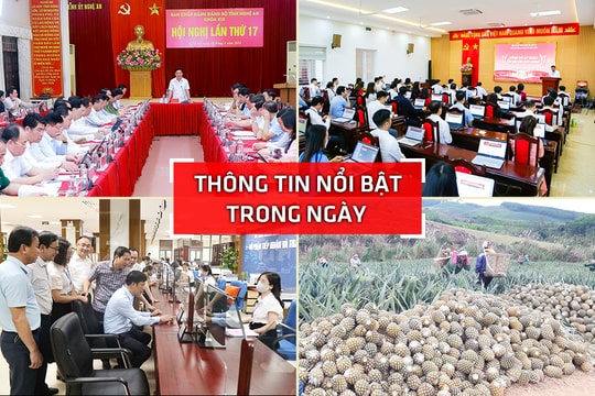 Nghệ An: Thông tin nổi bật ngày 8/4