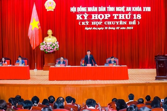 Thường trực HĐND tỉnh Nghệ An thông báo triệu tập kỳ họp chuyên đề