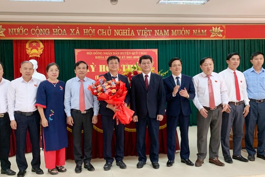 Quỳ Châu bầu bổ sung Chủ tịch HĐND huyện